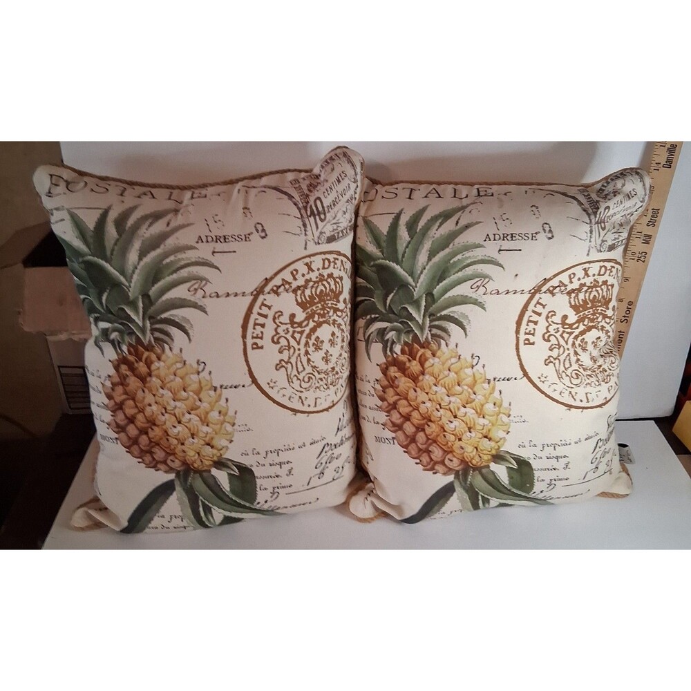 Pineapple Throw Pillows 11 x 14 Thro Mario Lorenza 2